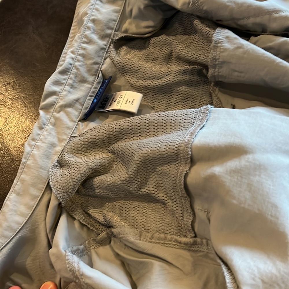 Grey safari button up shirt. REI. - Picture 5 of 5